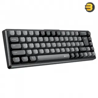 Meetion MK12 65% Mechanical Keyboard, Arabic & Tri-Mode