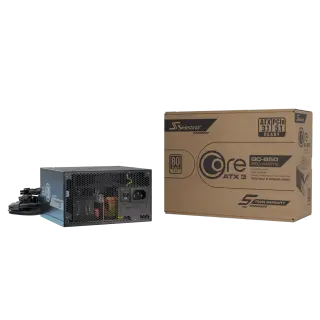 SEASONIC Core GC-850 850W PCIe 5.1 ATX3.1 80+Gold Braided Cables Power Supply