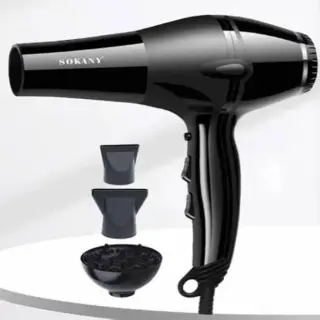 استشوار سوكاني، سرعتان، 3000 وات، SK-2223 - اسود