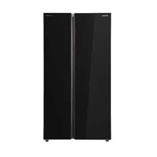 Toshiba Side-by-Side Refrigerator 699L - Inverter, Black