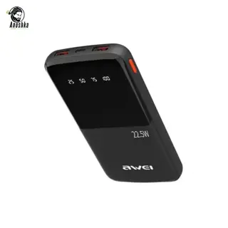 AWEI Power Bank 10000mAh 22.5W (P10K), Fast Charging & Compact Design