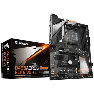 مازر بورد جيجابايت B450 AORUS ELITE V2 سوكيت معالج AM4