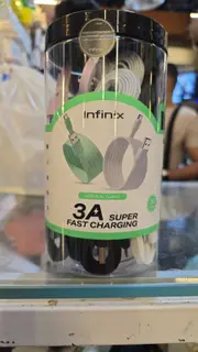 كبل برطمان قطعة Cable Infinix USB-A to TYPE-C 3A SUPER FAT CHARGING XDC23A