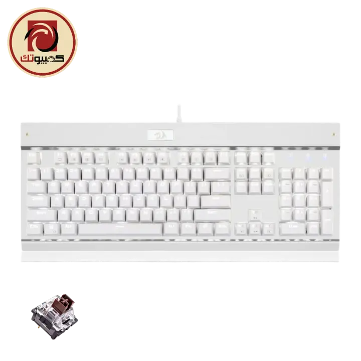 Redragon KG010-WN Mechanical Gaming Keyboard, Brown Switch