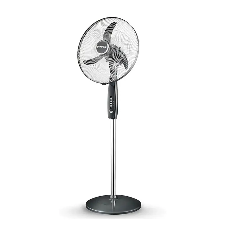 Prifix Power Stand Fan 18 Inch - 3 Speed - 3 Blades - Black - SFP180