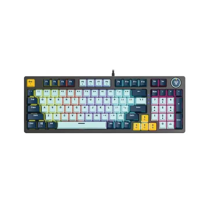 Keyboard Fantech ATOM96 MK890V2 MIZU Mechanical switch Wired Sky Blue