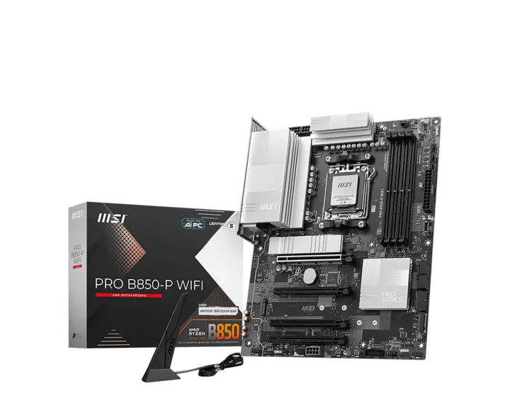 MSI PRO B850-P WIFI 7 AMD AM5 DDR5 ATX Motherboard
