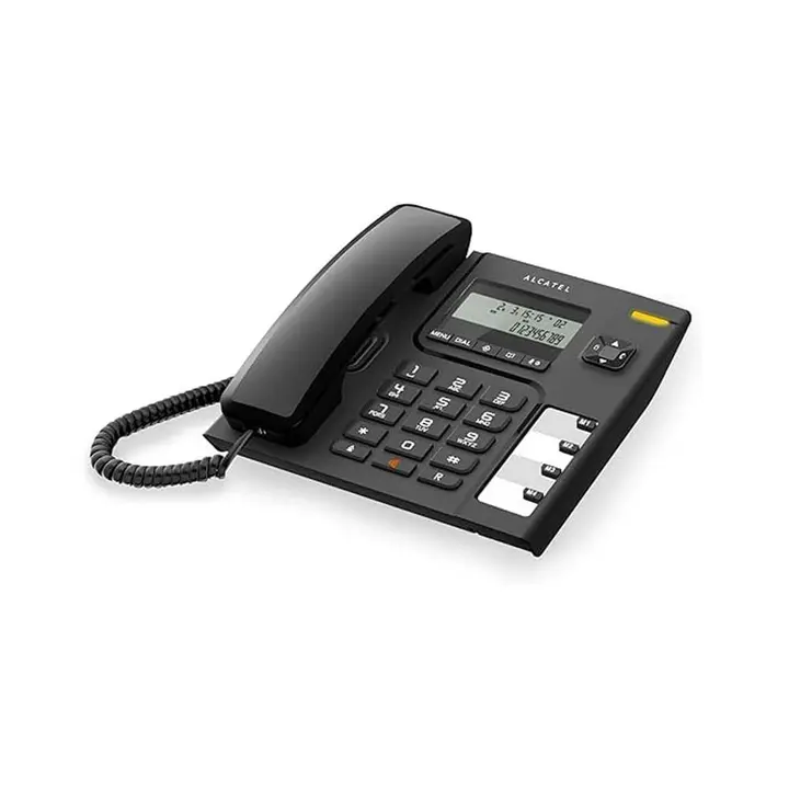 Alcatel T-56 residential phone with caller ID and handsfree function - Black