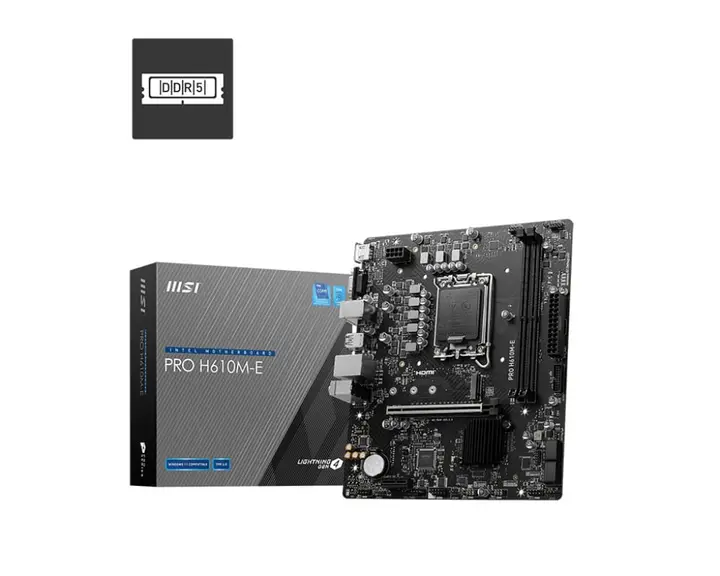MSI PRO H610M-E DDR5 Motherboard
