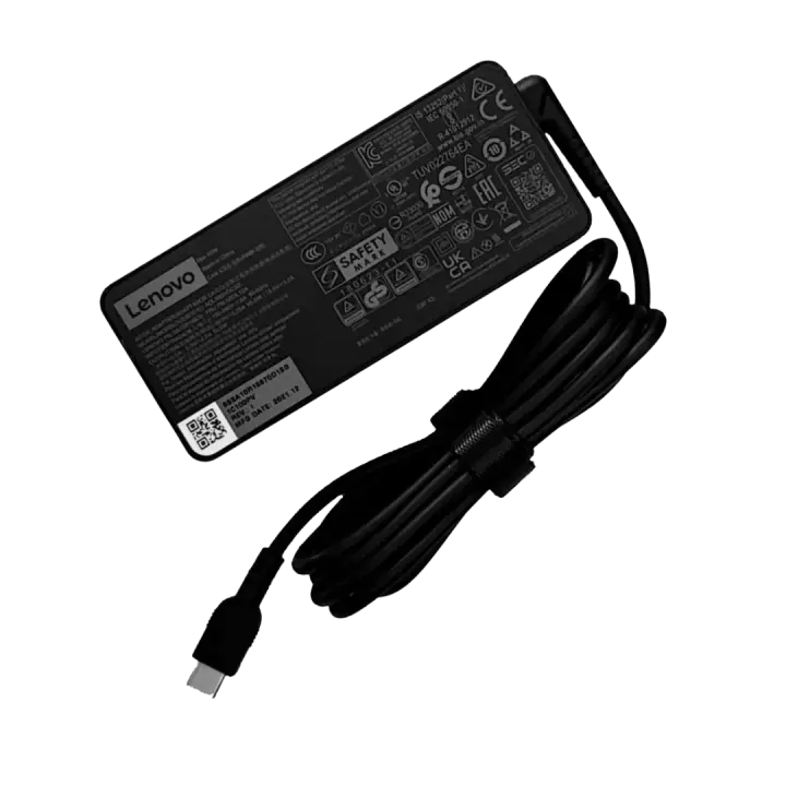 شاحن لينوفو أصلي 65 واط, 20V 3.25A, منفذ USB Type‑C, رقم القطعة 4X20M26268