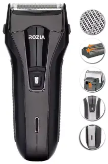 ماكينة حلاقة كهربائية للرجال روزيا، أسود، HT-950