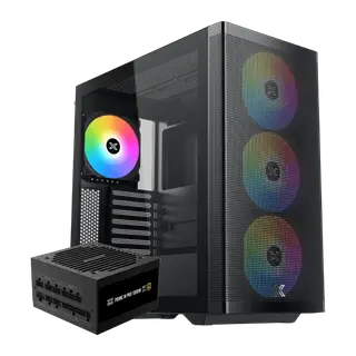 XIGMATEK OSIRIS 140MM ARGB BTF Super Tower + PRIME 1000W 80+ GOLD PCIE 5.0 Full Modular