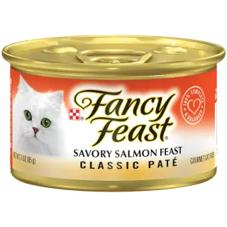 FANCY FEAST Salmon Wet Cat Food 85g فانسي فيست طعام القطط الرطب بسمك السالمون 85 جم