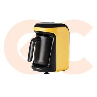 Best-Selling Mienta Turkish Coffee Machine, Yellow/Black,Model-CM31528A | Available Now at EHAB Center Home Appliances