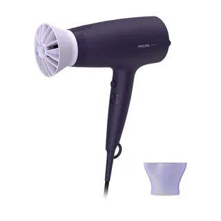 Philips Hair Dryer BHD340-2100W with ThermoProtect Attachment, 6 Heat & Speed Settings & Cool Air Finish, 3000 Series
