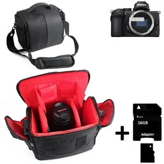 Pour Nikon Z 50 Sacoche camera, anti-choc, sac, housse + 16GB mémoire
