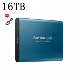 Portable USB 3.1 Hard Drive Works with PC, Xbox, PS4. (16TB)