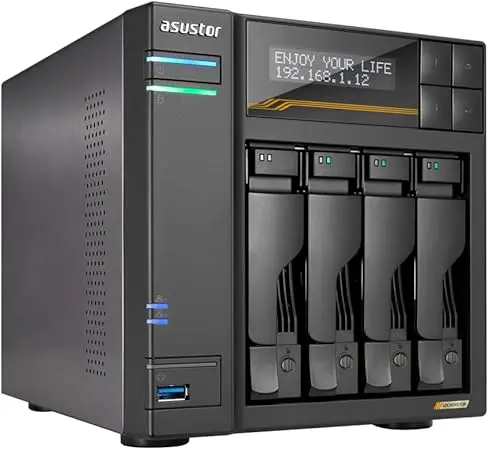 Asustor AS6804T Lockerstor 4 Gen3-4 Bay NAS Storage