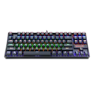 Redragon K552E KUMARA Mechanical Gaming Keyboard Blue Switch, RAINBOW