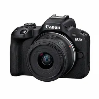 Canon EOS R50 with RF 18-45mm Kit Lens, 24.2MP Mirrorless Camera