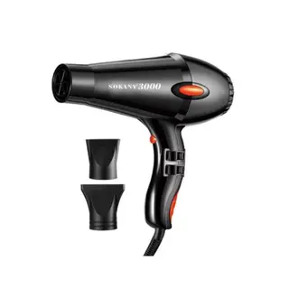 Sokany Hair Dryer Professional 3000 Watt - Black - SK-3001