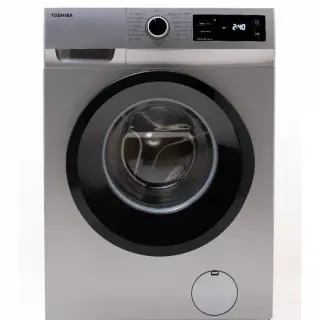 Toshiba Digital Front Loading Washing Machine With Inverter Motor, 8 KG, Silver, TW-BJ90S2EG(SK)