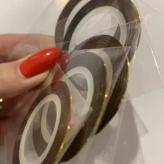 Decore Ribbon Gold Glossy