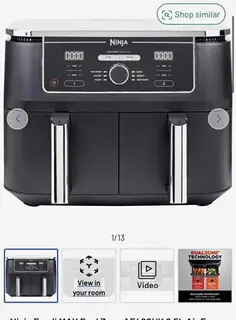 Ninja Foodi MAX Dual Zone Air Fryer AF400UK
