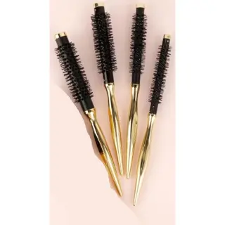 Hair Drying Brush - 4 Pieces - Gold