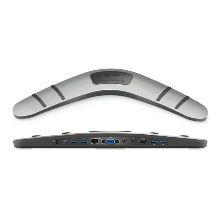 j5create Boomerang Station( USB3.0*4 + HDMI-4K + VGA+ Audio + Ethernet ) JUD481