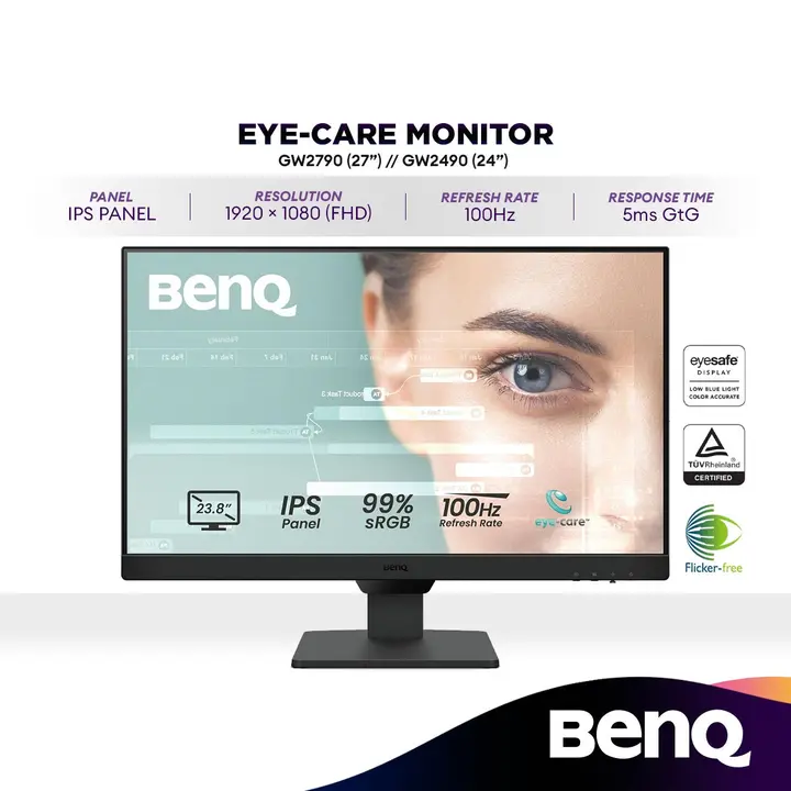 Monitor BenQ Eye care 27 inch GW2790 IPS 100Hz