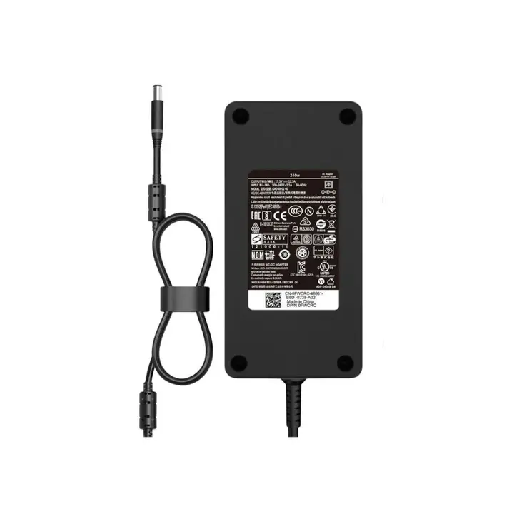 Dell Laptop Charger 240Watt - 12.31A - 19.5V - 7.4×5.0mm - Smart Pin Socket - HA240PM190