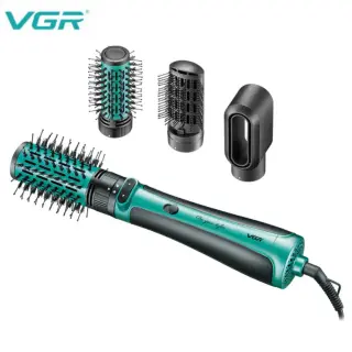فرشاة تصفيف الشعر الاحترافية 4 في 1 بالهواء الساخن VGR V-495- ١٢٠٠ واط