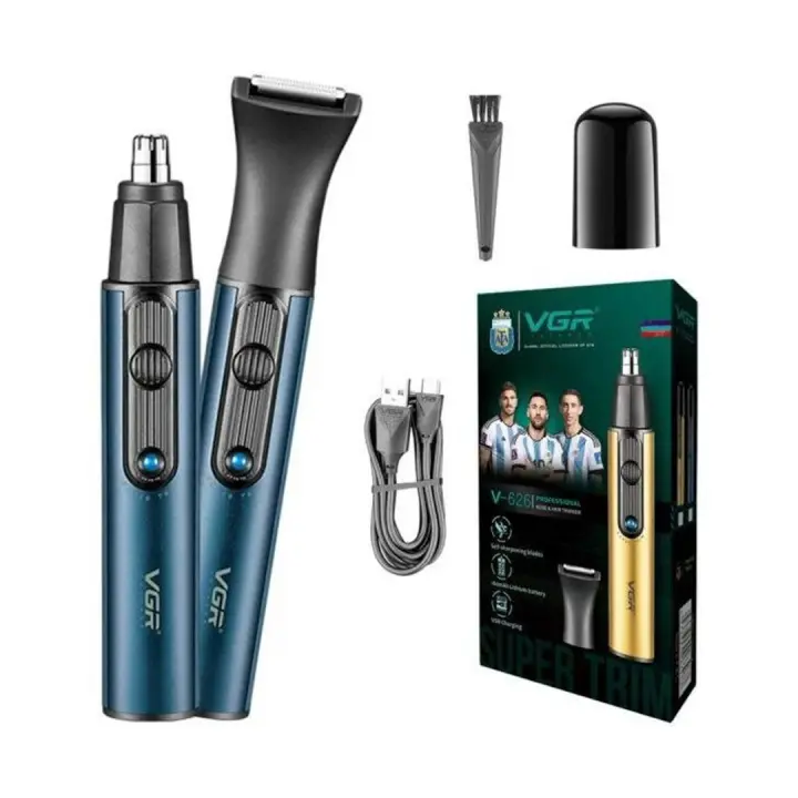 VGR Rechargeable Shaver - Blue - V-626