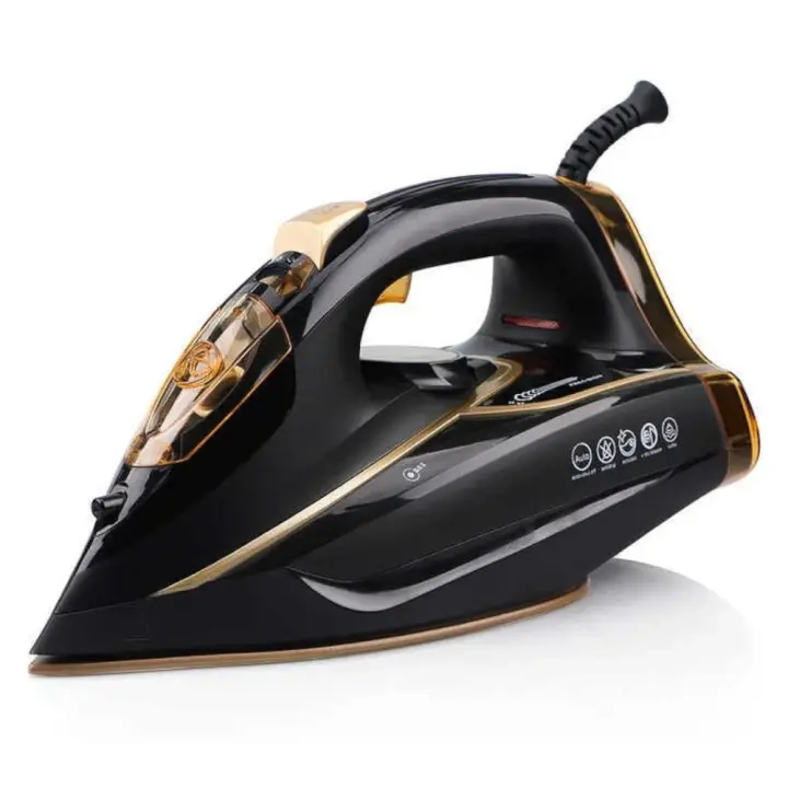 مكواة بخار R.1252G راف 2600 W، أسود(ضمان 3 سنوات)