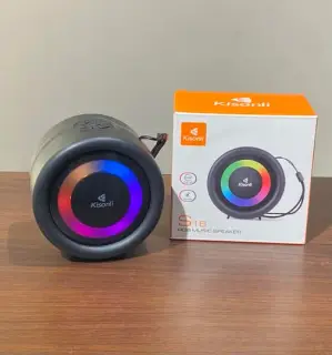 مكبر صوت موسيقى محمول باضاءة RGB