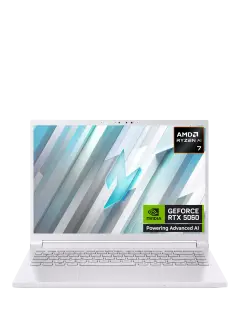 Acer Nitro V14 Gaming Laptop, AMD Ryzen AI 7 Processor, 32GB RAM, 1TB SSD, RTX 5060, 14.5" WQXGA, White