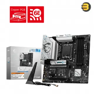 MSI B760M GAMING PLUS WIFI DDR4 - LGA 1700 DDR4 Micro-ATX Motherboard