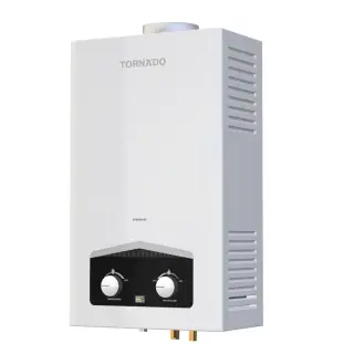 TORNADO Gas Water Heater 10 L Petroleum Gas White GHM-C10CTE-W