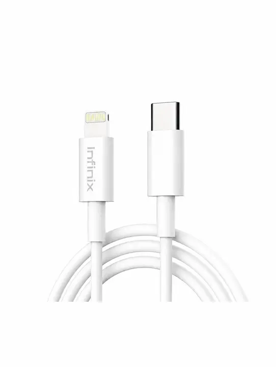 CABLE INFINIX TYPE C LIGHTING XDL122 GREY, كابل إنفينيكس تايب C للإضاءة XDL122 رمادي