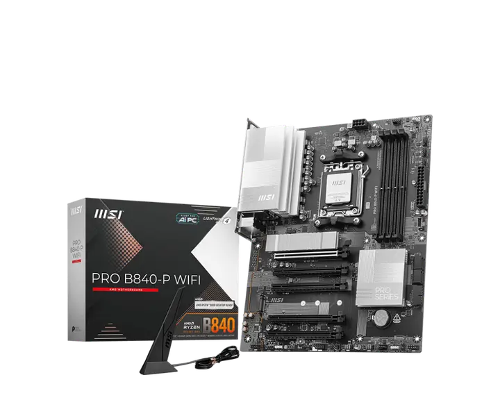 MSI PRO B840-P WIFI 7 DDR5 ATX AM5 AMD Motherboard