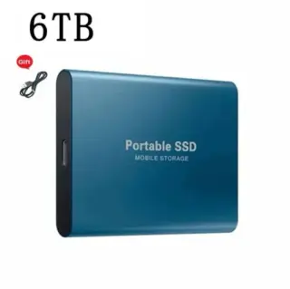 Portable USB 3.1 Hard Drive Works with PC, Xbox, PS4. (6TB)