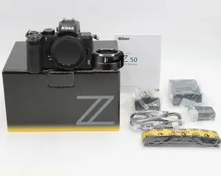 Nikon Z50 Camera Body + FTZ II Adapter - 1 Year Warranty - FREE UK Delivery