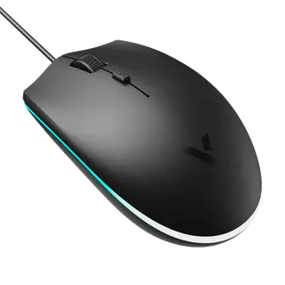 Rapoo V11S Ergonomic Ambidextrous Optical Adjustable 1600 DPI Wired Gaming Mouse