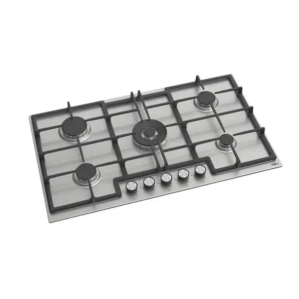 Teva Gas hob, 5 Burners, 90 cm, Stainless, ED041