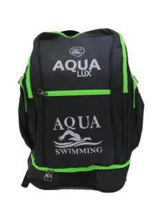 Aqua Swimming Aqua Microfibre Large Swimming Backpack, Black