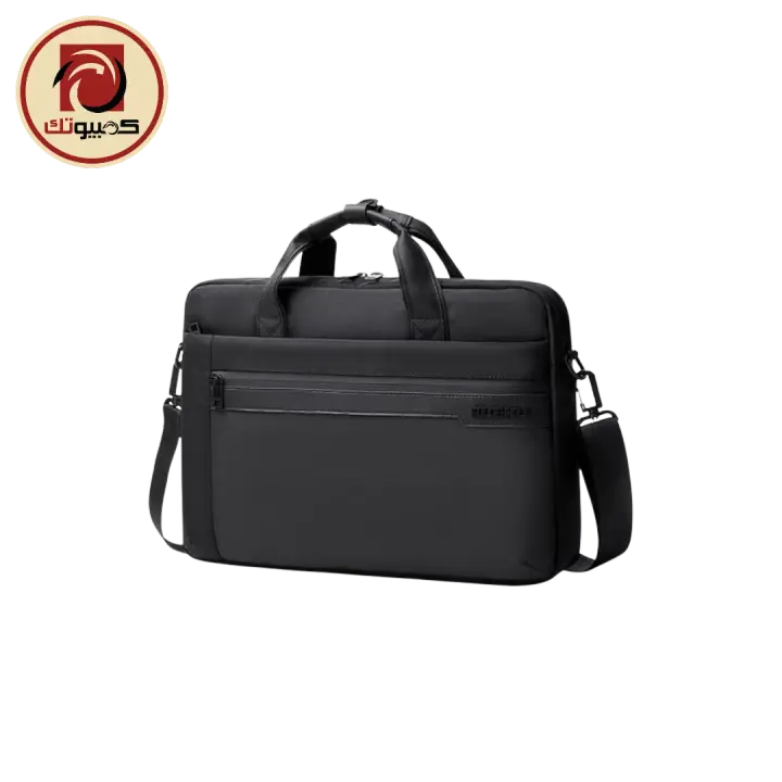 Golden Wolf GW0012 Laptop Shoulder Bag, 15.6″ Water-Resistant Business Carry Bag, Black