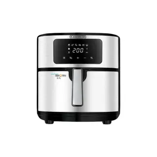 Black & Decker air fryer - 6 in 1 - 7.2 liters - 1500 watts - black and silver - AF7257-B5