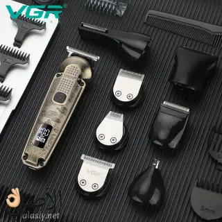 ماكينة VGR V-103 مجموعة العناية الشخصية للرجال 8 في 1 الاحترافية