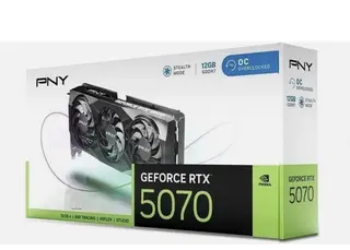 PNY NVIDIA GeForce RTX™ 5070 OC Triple Fan, Graphics Card 12GB GDDR7
